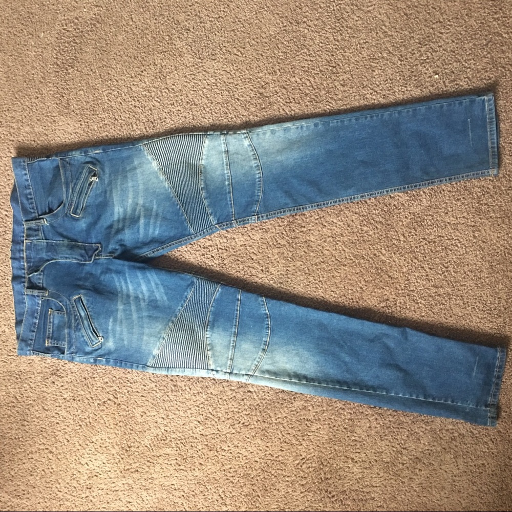 Balmain biker jeans